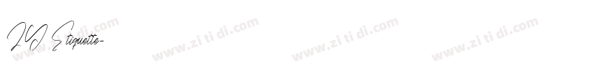 ZY Etiquette字体转换